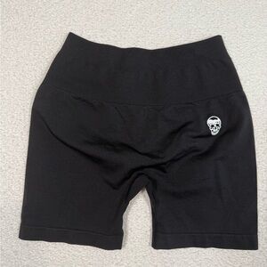 Gym Reaper Women's Infinity Seamless Shorts black size small gym workout